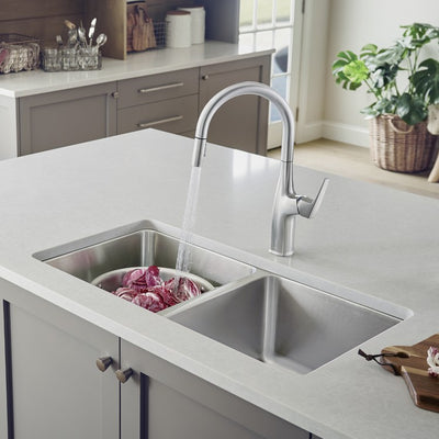 Formera 33" Equal Double Bowl Stainless Steel Undermount Kitchen Sink