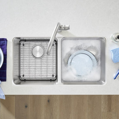 Formera 33" Equal Double Bowl Stainless Steel Undermount Kitchen Sink