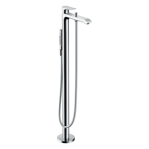 Metris Floor Mount Freestanding Tub Filler with Handshower