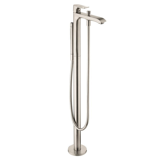 Metris Floor Mount Freestanding Tub Filler with Handshower