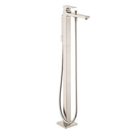 Metropol Floor Mount Freestanding Tub Filler with Handshower