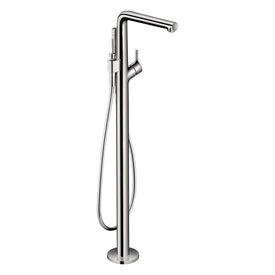 Talis S Single Handle Floor Mount Freestanding Tub Filler with Handshower