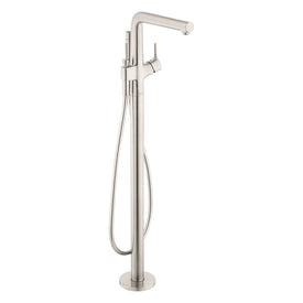 Talis S Single Handle Floor Mount Freestanding Tub Filler with Handshower