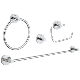 Essentials 4-in-1 Bathroom Accessory Set