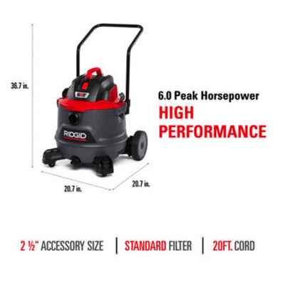 RT1200 14-Gallon NXT Profession Wet/Dry Vacuum with Cart