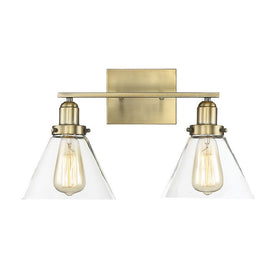 Drake Two-Light Bathroom Vanity Fixture