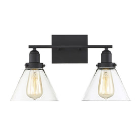 Drake Two-Light Bathroom Vanity Fixture