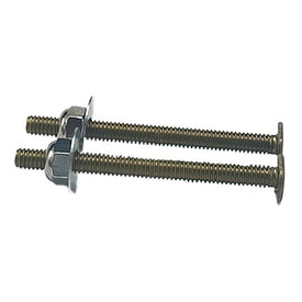 Bolt Set Closet 2 Pack 5/16 x 3-1/2 Inch Brass