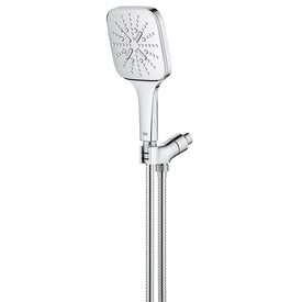 Rainshower SmartActive Three-Function Square Handshower with Hose and Bracket