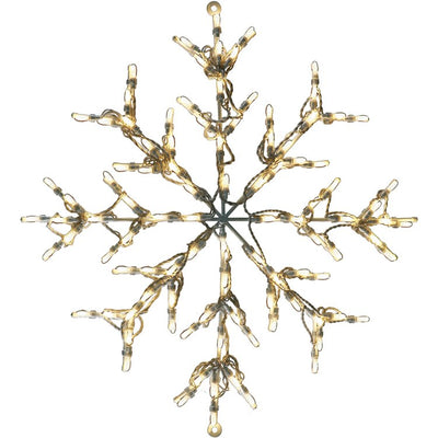 Christmas Indoor/Outdoor LED Lights 30" Snowflake in Warm White