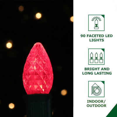 Christmas Giant Outdoor LED Lights 3-Ft. Tall Candy Cane with Ground Stakes
