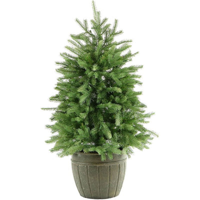 4-Ft. Potted Pine Tree with Clear Lights