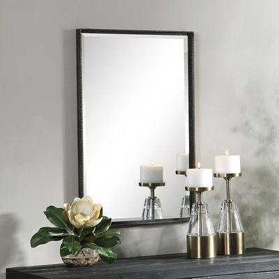 Callan Iron Wall Mirror by Grace Feyock