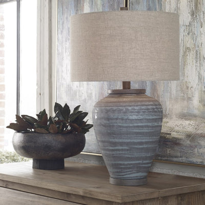 Pelia Light Aqua Table Lamp by John Kowalski