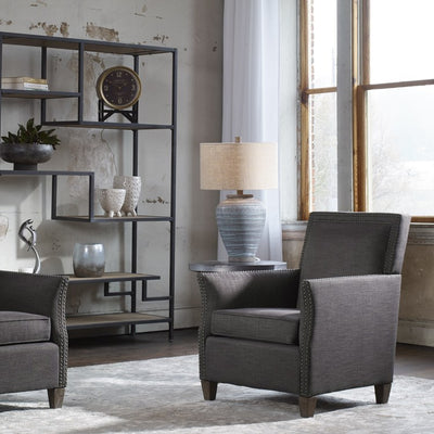 Pelia Light Aqua Table Lamp by John Kowalski