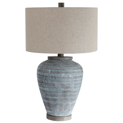 Pelia Light Aqua Table Lamp by John Kowalski