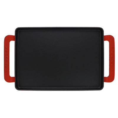 Chasseur French 14" Rectangular Enameled Cast Iron Griddle