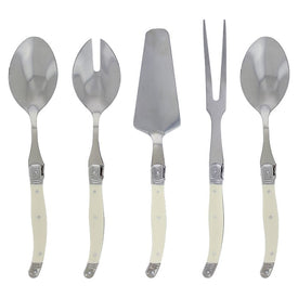 Laguiole Five-Piece Hostess Set with Faux Ivory Handles