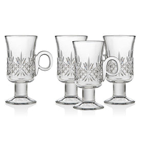 Dublin 6 oz Glass Irish Coffee Mugs Set of 4