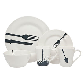 Acme Diner Sixteen-Piece Dinnerware Set