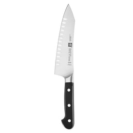 Pro 7" Hollow Edge Rocking Santoku Knife