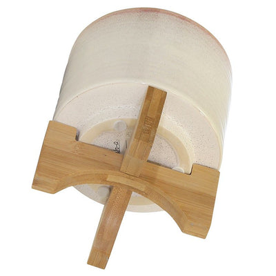 7" Ceramic Planter on Stand