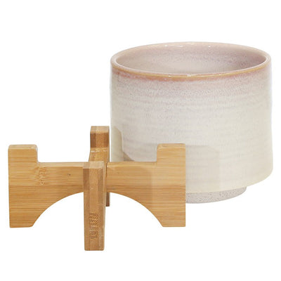 7" Ceramic Planter on Stand
