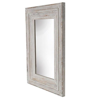 24" x 36" Rectangular Wood Framed Wall Mirror