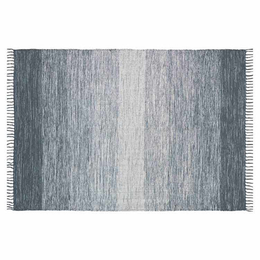 5' x 7' Cotton Ombre Blue Area Rug