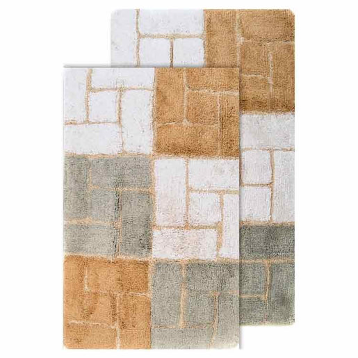 21" x 34" & 24" x 40" Berkeley Spa Two-Piece Bath Rug Set