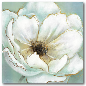 Soft Teal Splendor 16" x 16" Gallery-Wrapped Canvas Wall Art