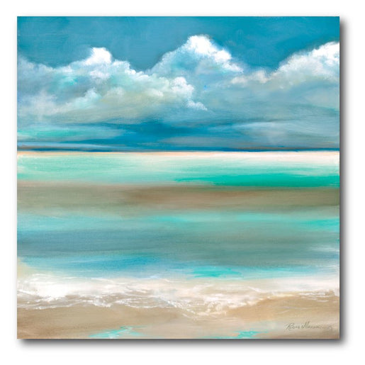 Coastal Horizon I 24" x 24" Gallery-Wrapped Canvas Wall Art