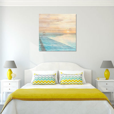 Gather at the Beach 30" x 30" Gallery-Wrapped Canvas Wall Art