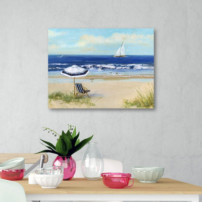 Beach Life I 16" x 20" Gallery-Wrapped Canvas Wall Art