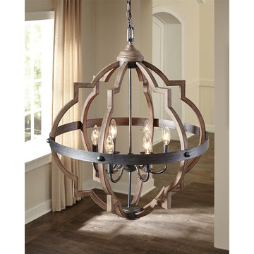 Socorro Four-Light Foyer Pendant - OPEN BOX