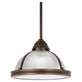 Pratt Street Prismatic Single-Light LED Pendant