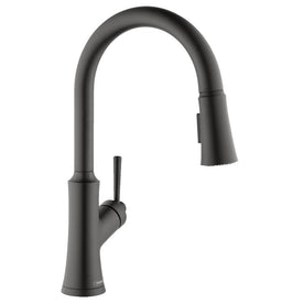 Joleena Single Handle High-Arc Pull Down Kitchen Faucet, 1.75 GPM