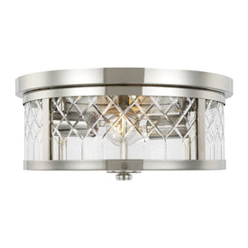 Alec Two-Light Flush Mount Ceiling Fixture by Alexa Hampton