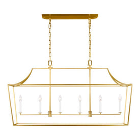 Southold Six-Light Linear Lantern Pendant by Chapman & Meyers