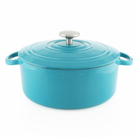 Enameled Cast Iron 5-Quart Round Dutch Oven with Lid