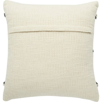 Mina Victory Life Styles Connect The Dot Black Ivory 18" x 18" Throw Pillow
