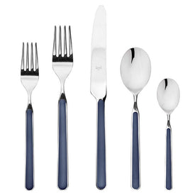 Fantasia 20-Piece Cobalt Flatware Set