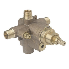 Temptrol Pressure Balance Shower Mixing Valve with VersaFlex Integral Diverter and EasyService Stops