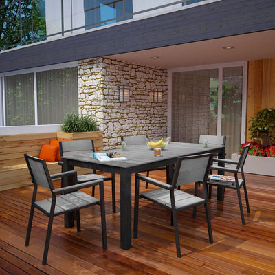 Maine Seven-Piece Outdoor Patio Dining Set