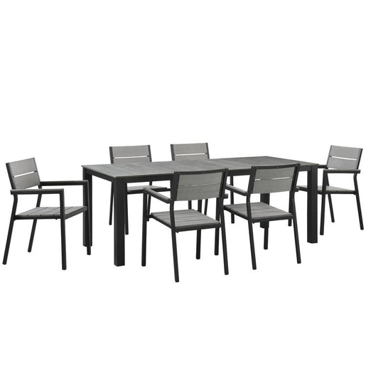 Maine Seven-Piece Outdoor Patio Dining Set