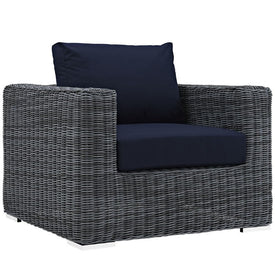 Summon Outdoor Patio Sunbrella Armchair