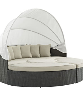 Product Image: EEI-1986-CHC-BEI-SET Outdoor/Patio Furniture/Outdoor Daybeds