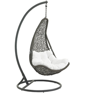 Product Image: EEI-2276-GRY-WHI-SET Outdoor/Patio Furniture/Outdoor Chairs