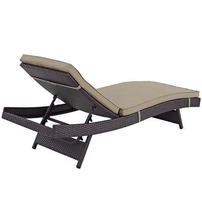 Convene Outdoor Patio Chaise Lounge Chairs Set of 4