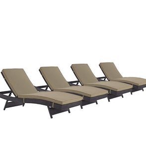 Product Image: EEI-2429-EXP-MOC-SET Outdoor/Patio Furniture/Outdoor Chaise Lounges